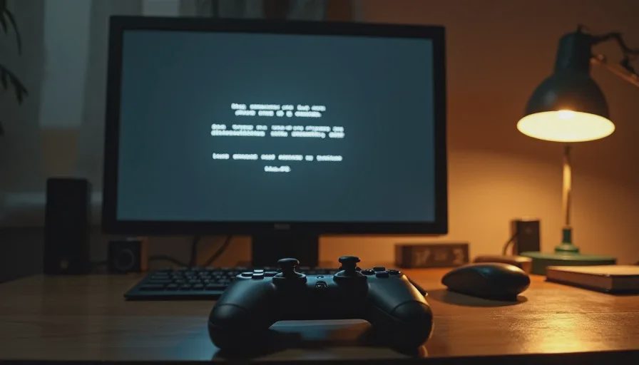 Controller resting after a game has properly ended